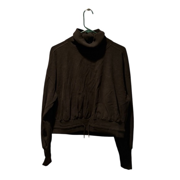 Sweaty Betty Melody Luxe Fleece Pullover in Black Medium NWT - Picture 1 of 8